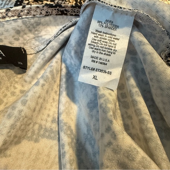 AKIRA - Snakeskin Print Dress - Picture 6 of 6